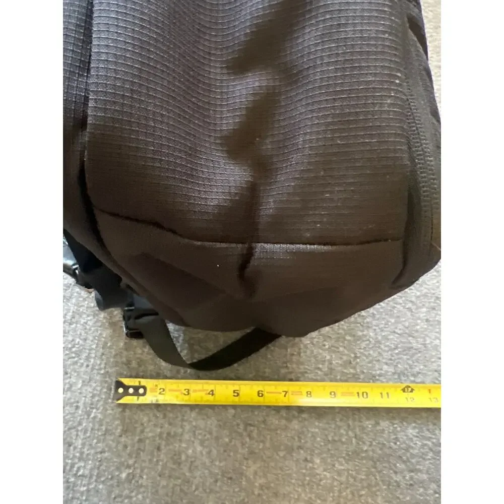 Paperclip Willow Vegan Quilted Black Diaper Bag Backpack with Changing Station